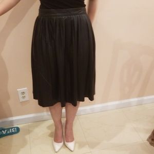 Leather skirt